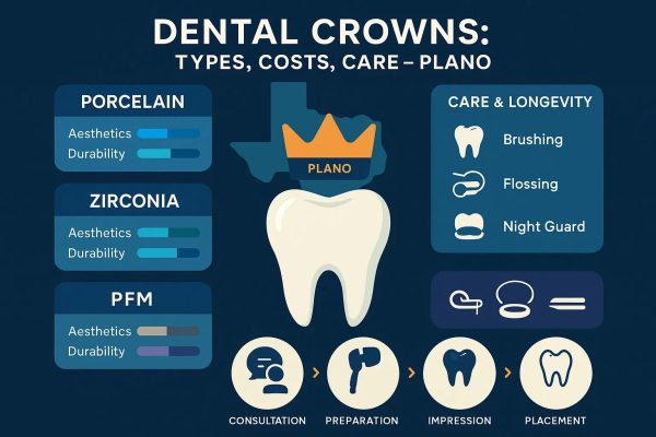 dental crowns in Plano, TX